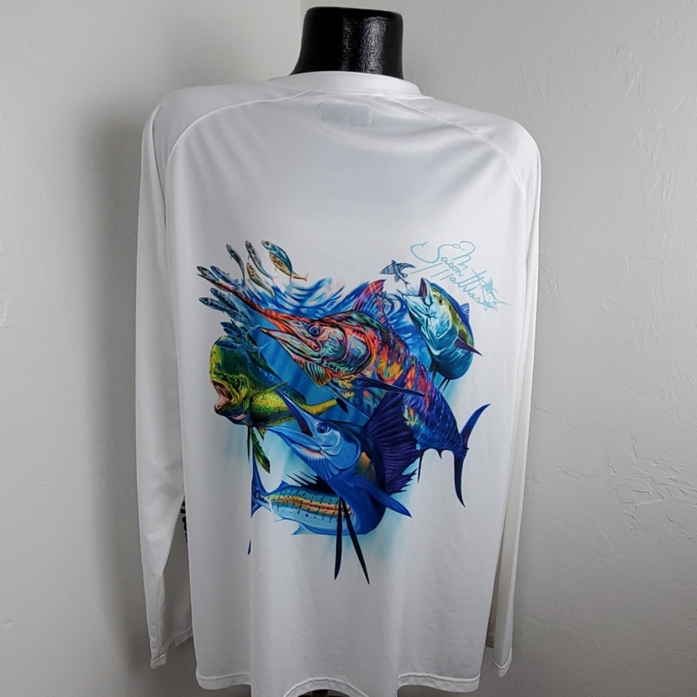 World Wide Sportsman t-shirt long sleeve graphic men size 2XL